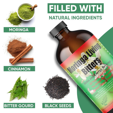 HERBOGANIC Moringa Living Bitter 16oz