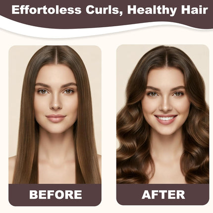 Heatless Curls Overnight Hair Curlers - 4 Pcs No-Heat Curling Rod to Sleep In and Shower Cap,Velvet Hair Rollers with Satin Wrap (new packaging)