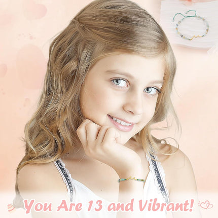 Sereney Birthday Gifts for Women, Graduation Gifts for Teen Girls Gifts Idea as Wave Bracelet as 13th 16th 18th 21st 40th 50th 60th Birthday Gifts for Girls Adjustable Natural Stone Bracelet