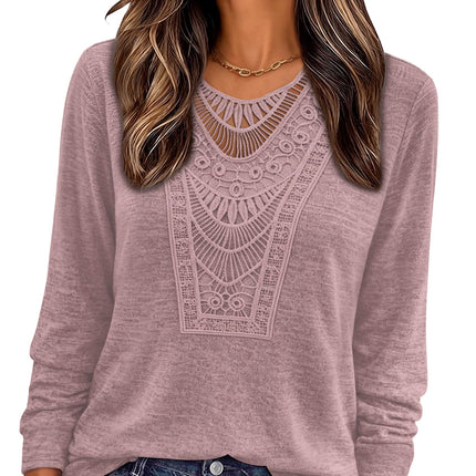 Long Sleeve Shirts for Women Boho Tops Trendy Blouses Dressy Casual