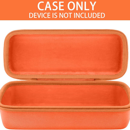 Hard Shell Protective Storage Case for Turtlebox Ranger: Loud! Outdoor Portable Bluetooth 5.4 Speaker, Shockproof Portable Travel Carrying Box with Handle, Orange