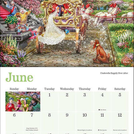Disney Dreams Collection by Thomas Kinkade Studios 2027 Mini Wall Calendar