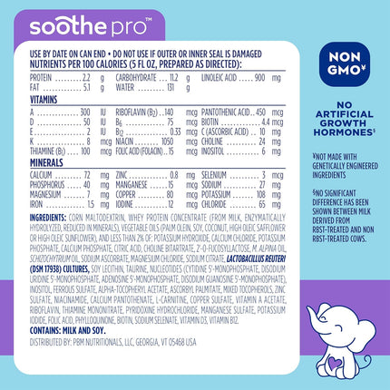Good Start | Dr. Brown's Soothe Pro, Baby Formula Powder, for Sensitive Tummies, Gas, Fussiness and Spit-Up, Infant Formula with Probiotics, DHA, Non-GMO, 30.6 Ounce