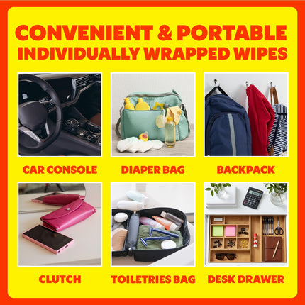 Wipe & Go, toallitas quitamanchas instantáneas portátiles, 24 unidades, (3 paquetes)
