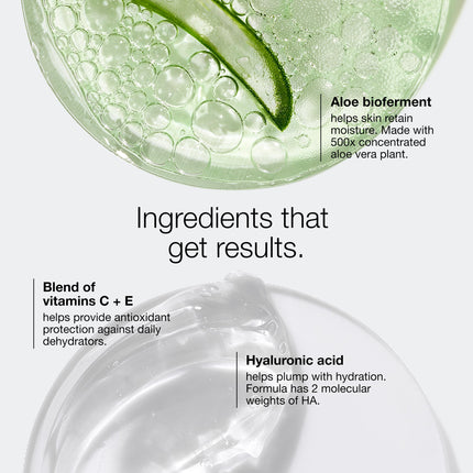 Moisture Surge 100H Auto-Replenishing Hydrator Oil Free Face Moisturizer | With Hyaluronic Acid, Aloe Bioferment and Vitamins C + E | For All Skin Types | Hydrating + Moisturizing