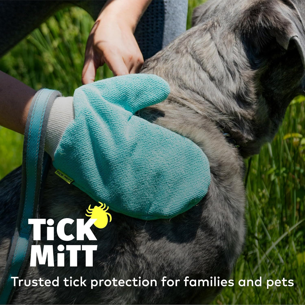 Blue Protective Glove for Tick Removal from Pets & Humans - Easy, Gentle, Chemical-Free Tick Handling  - photo 4