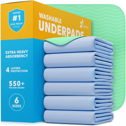 4 Pack 34" x 36" Bed Pads Washable Waterproof for Incontinence Adults, Kids - photo 10