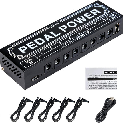 Stormee SP-1 Guitar Power Supply 8 Isolated DC Output for 9V 300mA Effect Pedal