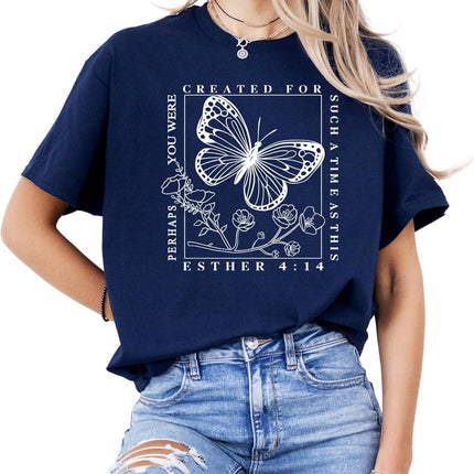 Christian Graphic T-Shirt – Bible Verse, Faith & Inspirational Designs – Floral & Nature Scripture Tees – Unisex Cotton