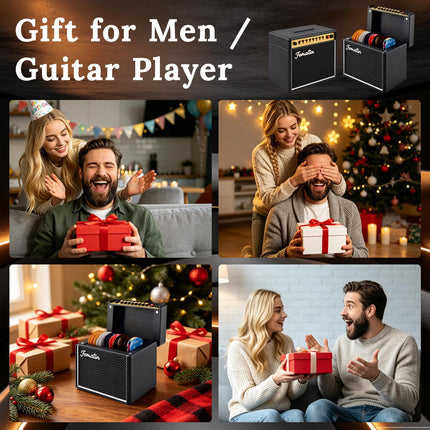 Guitar Pick Holder Box, Amp Speaker Style Guitar Picks Display Case