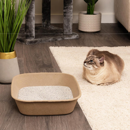 Arenero desechable para gatos grande, 6 unidades, portátil y resistente para viajes y hogar, controla olores