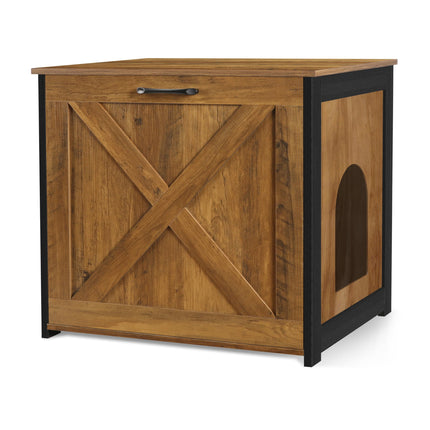 Cat Litter Box Enclosure, Hidden Litter Box Furniture, 23.6 Inches