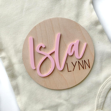 babyDouble Sided Personalized Newborn Announcement Sign for Hospital, Baby Birth Announcement Sign, Newborn Photography Props, Announcement Sign for New Baby - Authentic Genuine Product