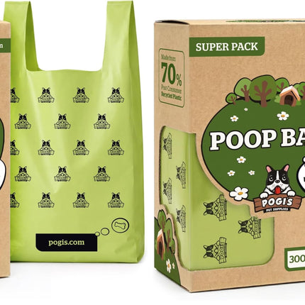 Large Dog Poop Bags with Handles, Fresh Scent, Extra Thick, 300 Bags - photo 13