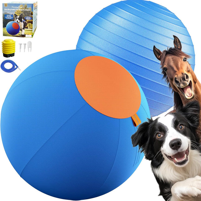 3.0 Upgrade 18'' Herding Ball for Dogs – Enhanced Chew Resistance &