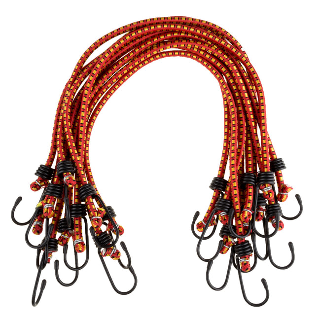 Bungee Cords with Hooks, 24-Inch, 10-Pack