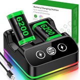 2X 6200mWh Controller Battery Pack Rechargeable Compatible with