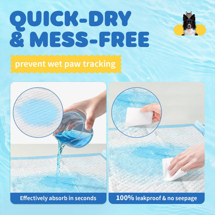 Puppy Pads for Dogs, 34 x 28 in, 6-Layer, Leak-Proof, 100-Pack - photo 4
