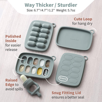 Baby Fruit Feeder Food Pacifier & Freezer Popsicle Mold for Teething - photo 4