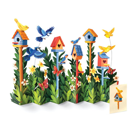 Pop Up Cards, Hummingbird Oasis, 12 Inch Life Sized Forever Flower Bouquet 3D Popup Greeting Card - photo 10