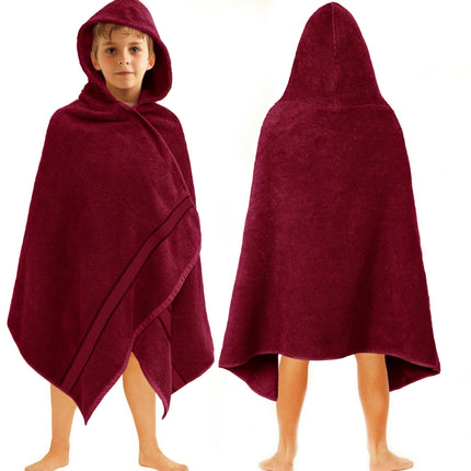 Hooded Bath Towel Wrap - Ultra Soft 100% Cotton Kids Towel
