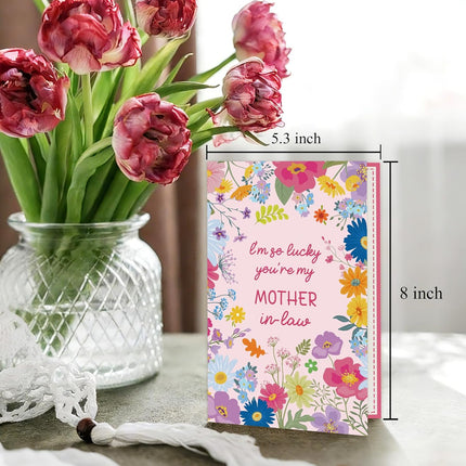 Heartfelt Mother In Law Mother’s Day Card, Thank You Card for Mother In Law, Mother's Day Gift