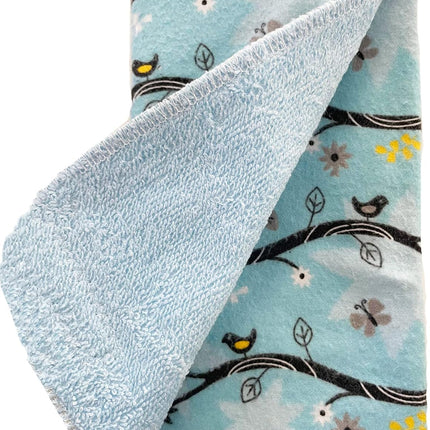 Infant Burping Cloth, Burp Cloths for Baby Boy or Girl, Soft and Absorbent - Cotton Reusable Spit Up Rags, XLarge, 1 Count (Owls)
