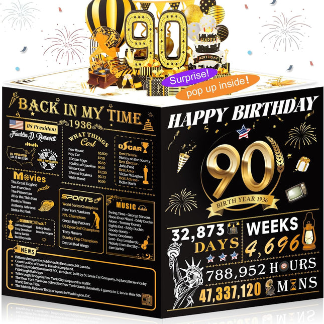 3D Pop Up Birthday Card, 40th Birthday Gift Card