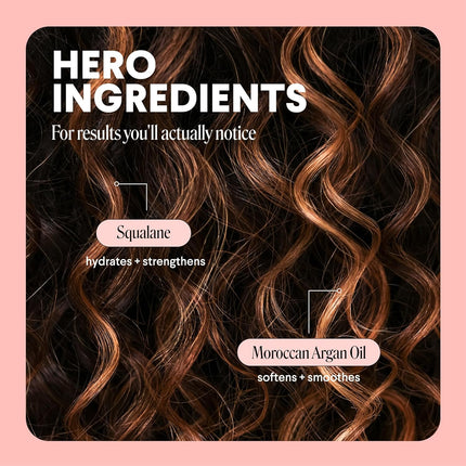MONDAY HAIRCARE REPAIR Hair Oil with Moroccan Argan Oil & Squalane – 3 oz, Deeply Nourishes, Hydrates, and Adds Shine(Pack of 2)