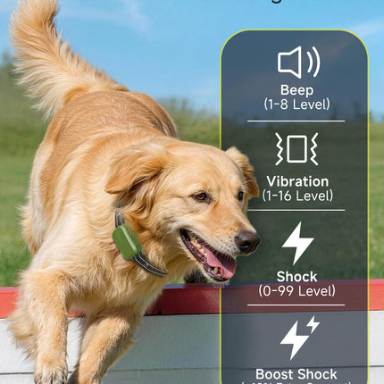 Dog Shock Collar - 4500FT Dog Training Collar with Remote for Dogs 10-120lb