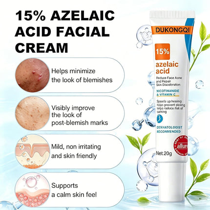 Azelaic Acid Serum for Acne-Prone Skin and Skin with Acne Concerns Suitable for Blemish-Prone Skin Redness Relief and Skin Clarity, 20g (2PCS)