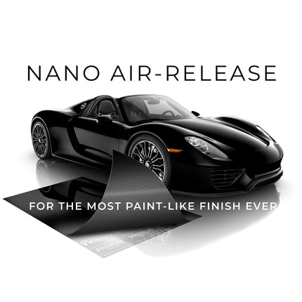 Ultra Gloss Vinyl Car Wrap Film (1.5ft x 5ft, Gloss Piano Black)