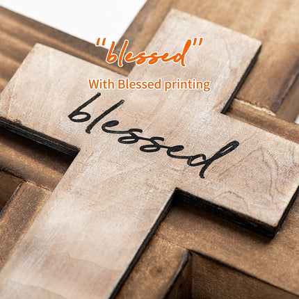 Wall Wooden Christians Cross Spiritual Religious Cross Gifts