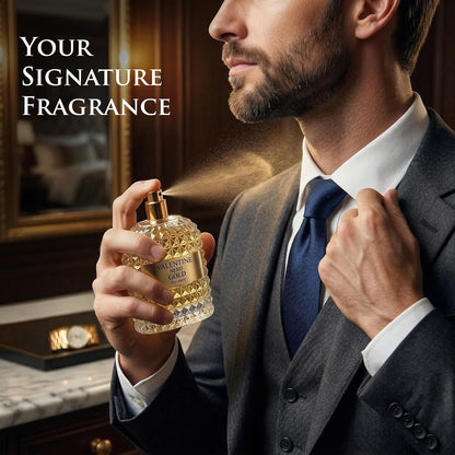 Cologne for Men, Warm Spicy Woody Fragrance, Amber Vanilla Perfume de Hombre with Powdery Notes, Long - photo 5