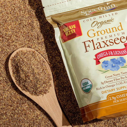 Spectrum Essentials Organic Premium Ground Flaxseed 14 oz