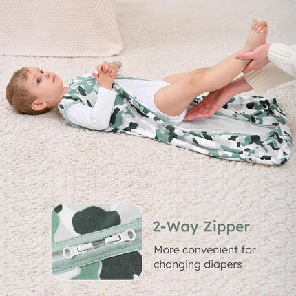 Yoofoss Baby Sleep Sack 0-6 Months Wearable Blanket for Babies 100% Organic Cotton 2-Way Zipper TOG 0.5 Toddler Sleeping Sack 3 Pack, Comfy Lightweight Sleep Sacks
