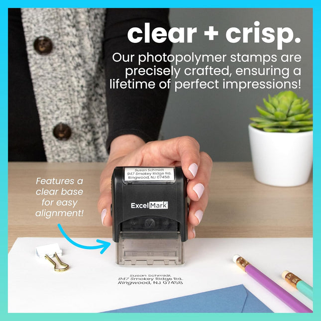 Custom Stamp for Clear, Crisp Impressions