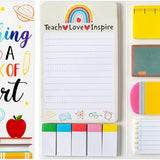 Teaching is A Work of Heart Sticky Notes Set Blackboard Self-Stick