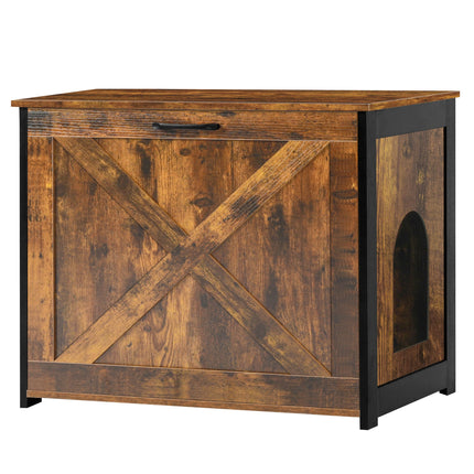 Cat Litter Box Enclosure, Hidden Litter Box Furniture, 23.6 Inches
