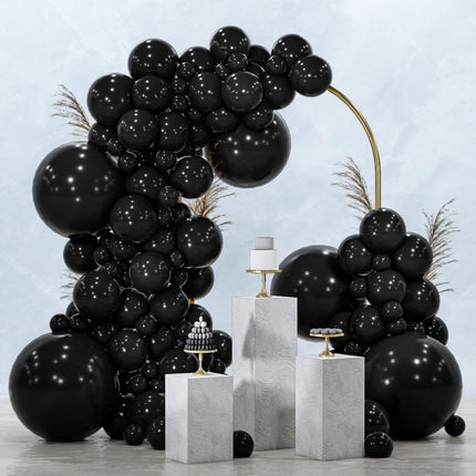 Dark Brown Balloons 100pcs Boho Coffee Neutral Different Sizes