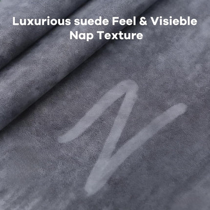 Premium Self-Adhesive Suede Fabric Wrap for Cars, Suede Car Interior Wrap for Dash Door Trim and Headliner, Stretchable Microfiber Suede Fabric Car Wrap DIY Interior Upgrade (Black, 17" x 80")