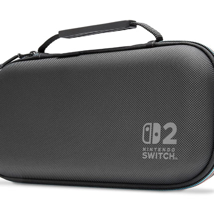 PowerA Protection Case for Nintendo Switch 2 - Black, Officially Licensed, Protective Storage, Holds up to 9 Game Cards and 2 microSD Express Cards, Integrated Play Stand