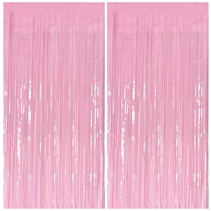 Tinsel Foil Fringe Curtains Wavy Backdrop for Parties Sparkle Metallic Wavy Foil Fringe Backdrop Curtain for Party Decorations Photo Booth Props for Birthday Graduation Wedding