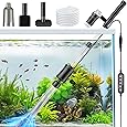 Electric Aquarium Vacemover Sand Wash Water Shower and Water Circulation, Timed Off