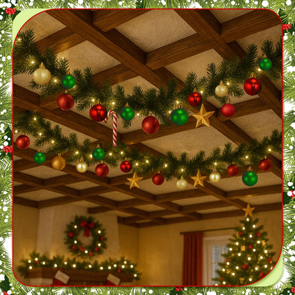 Christmas Hallway Ceiling Decorations Set, Christmas Decorations