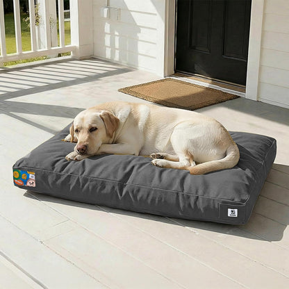 42 Inch Canvas Outdoor Dog Bed for Extra Large Dogs