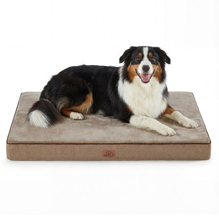 Memory Foam Dog Beds Large Sized Dog, Orthopedic Crate Pads, 35x22