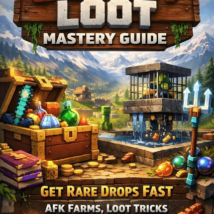 Secret Loot Mastery Guide: The Ultimate Unofficial Minecraft Guide: Get Rare Drops from Zombies Using AFK Farms, Smart Looting and Advanced Strategies ... Pro Tips & Secret Strategies Series)