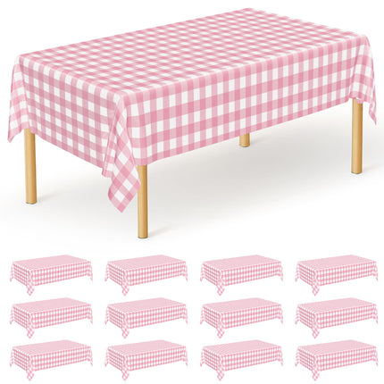 4 Pack Halloween Tablecloth 54 x 108 Inch Pumpkin Spider Web Table Cover