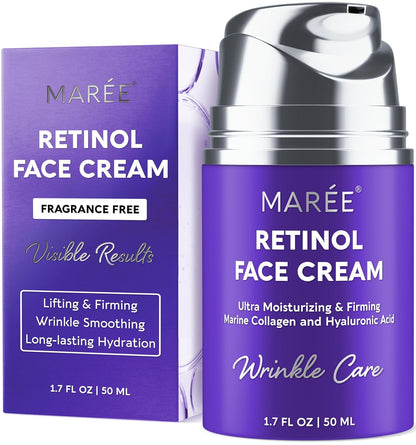 Retinol DD Face Moisturizer with Collagen & Hyaluronic Acid